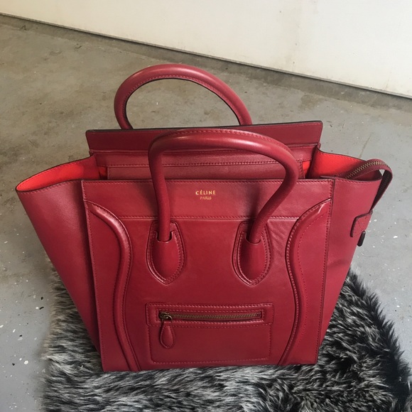 Celine Handbags - Like new vintage Celine medium luggage purse